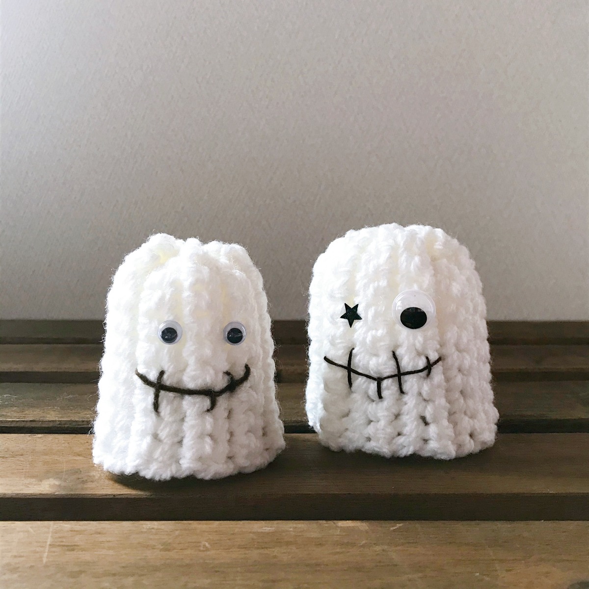 ハロウィン おばけのあみぐるみ ニューボーンフォトpomme de pin ニューボーンフォト専門店