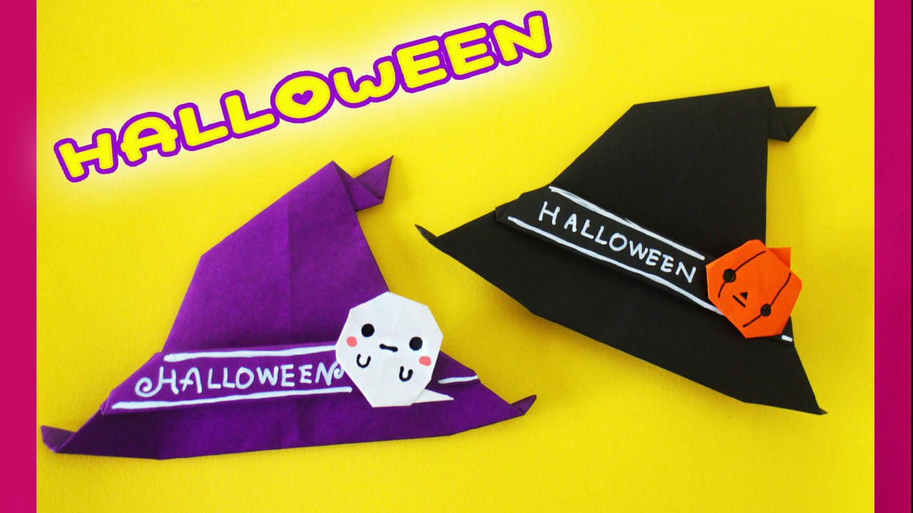動画 ハッピーハロウィン！折り紙でかぼちゃ・おばけ・魔女の帽子を作ろう保育士の転職・採用は 保育士バンク！