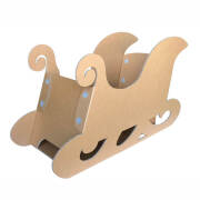 大型サンタのそり、段ボールそり、クリスマスデコレーション、ショッピングセンター、イベント、広いスペースのクリスマスデコレーション - Etsy 日本