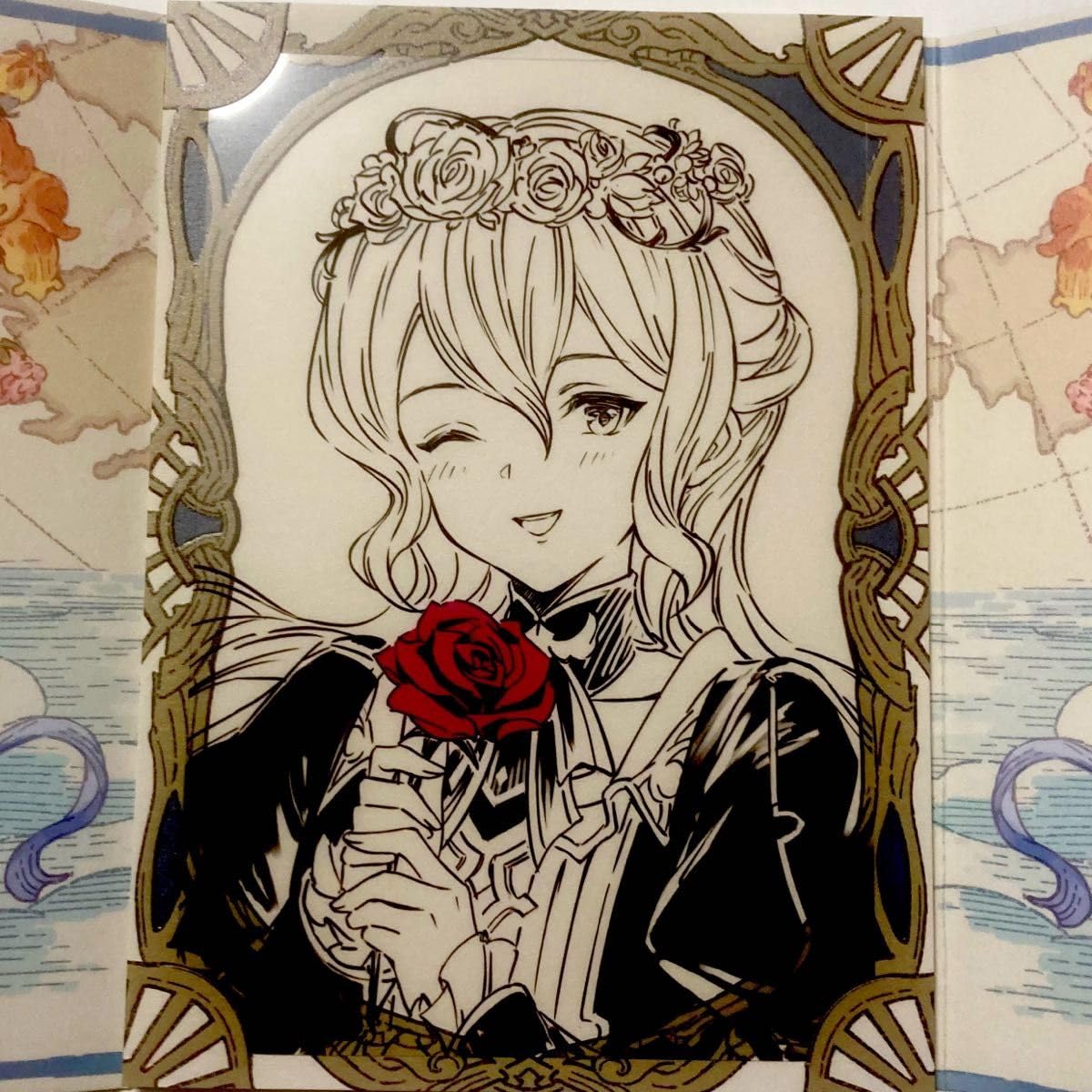 額付き 木製orアクリル ♪可愛いハート型の似顔絵色紙♪大きいサイズ♪バレンタインにも♪ 書道 riku* 通販4475637Creema クリーマ