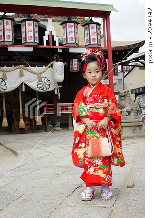 日本髪33七五三・唐人髷ふりあり 桃割れ