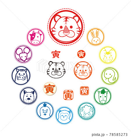 楽天市場 2026年 午年 年賀干支スタンプ かわいい 午年 年賀状 新年 かわいい 手作り年賀状ぽち袋 だるま 梅 お正月開運 ご挨拶 うま 送料無料: はんこの森 和ゴム庵