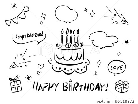 14,066 Happy Birthday High Res Illustrations - Getty Images誕生日ケーキ, ケーキ,プレゼント