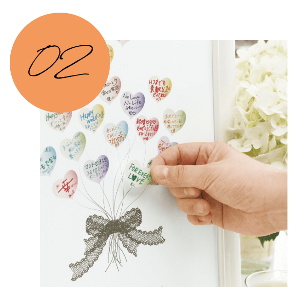 商品のこと ウェルカムボード手書き文字風ブライダルワークス Photoria フォトリア