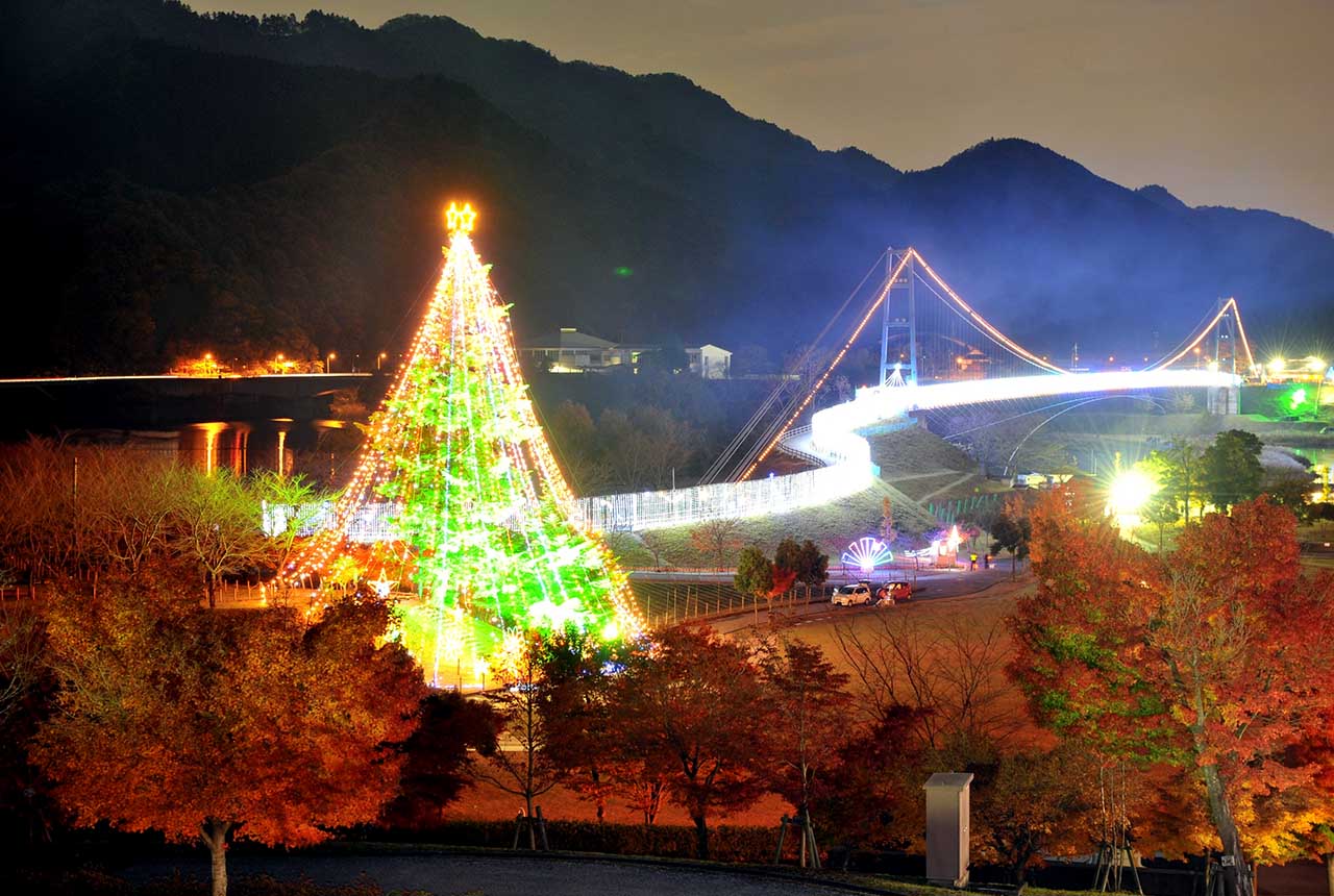 宮ヶ瀬イルミネーションの期間と時間と料金と車とバスのアクセス見所は