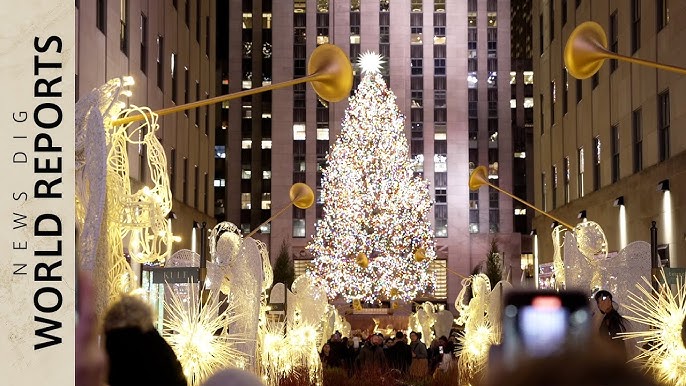 速報 NYで巨大ツリー点灯クリスマスシーズン到来