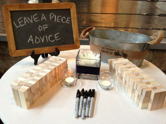 結婚式まであと7日～受付サインとウェディングジェンガ～東京ワーママ♡兄妹育児といろいろと