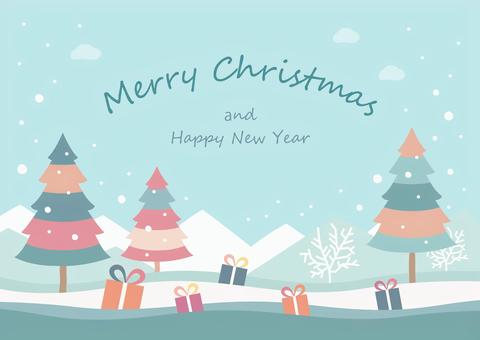 クリスマスツリー コーナーフレーム飾りのイラストai epsベクタークラブ＜イラストレーター素材が無料＞