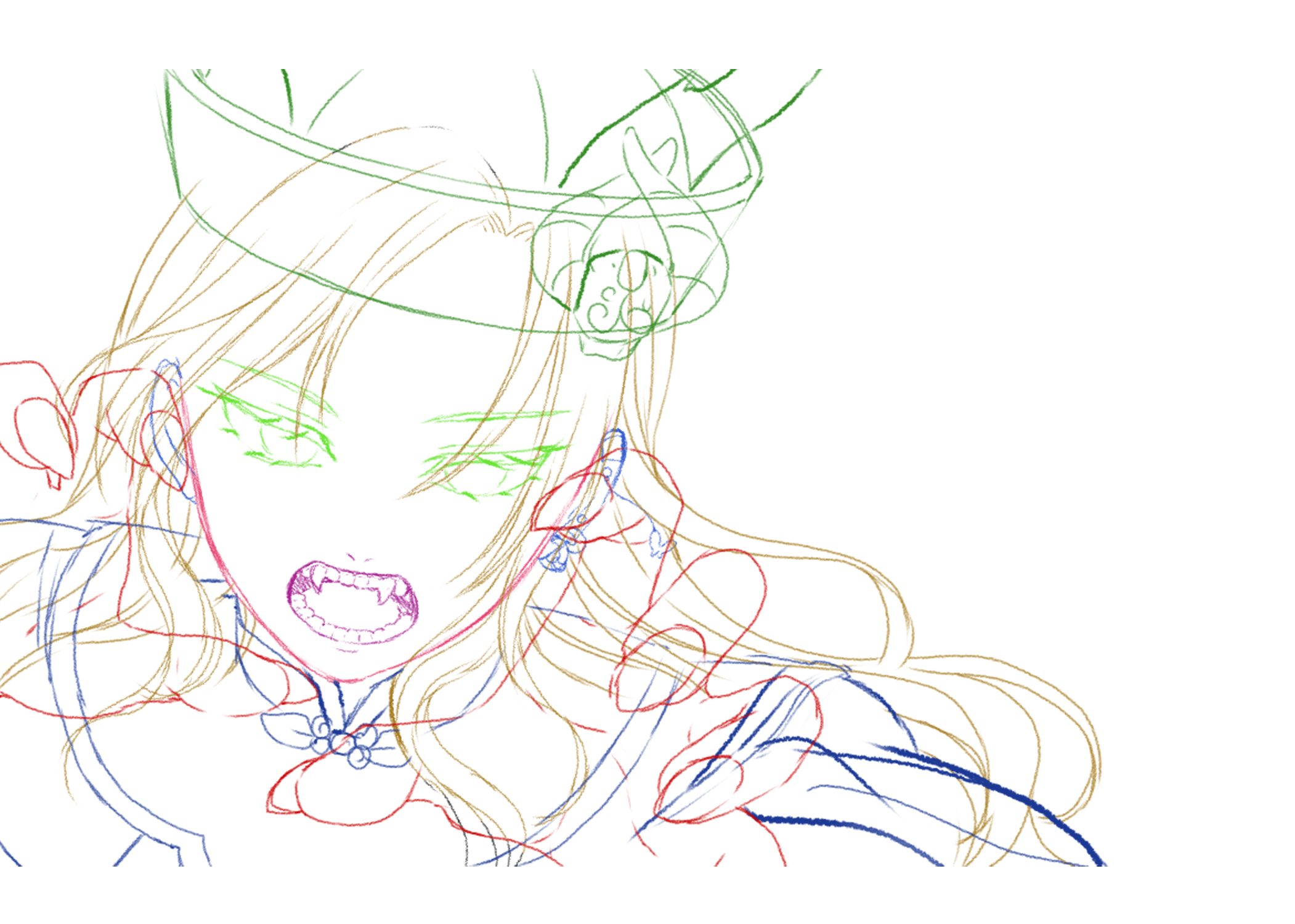 友人のお誕生日イラスト制作唄夜白雪coconalaブログ