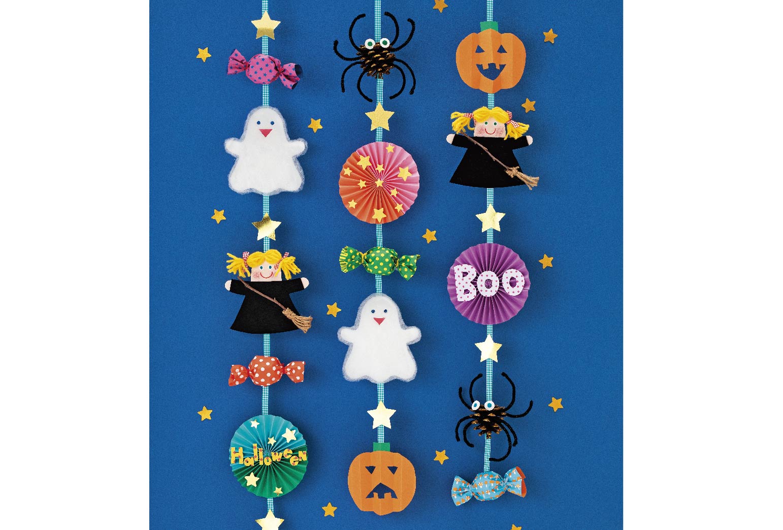 ハロウィンの壁面製作アイデア11選！子供と一緒に作れるものも 保育・おしゃれ・かわいい・折り紙・画用紙保育士くらぶ