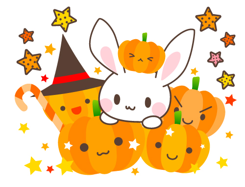 ハロウィンのかぼちゃ のかわいいイラスト - ホビヲノエ