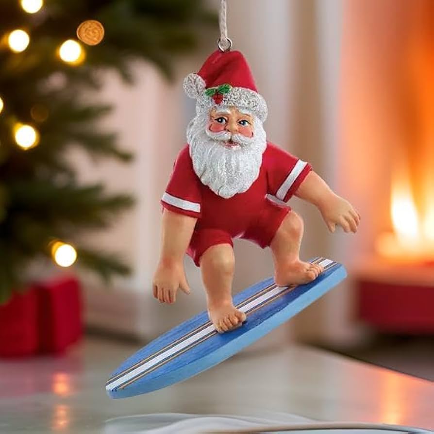ハワイ クリスマス オーナメント サンタクロース Xmas サンタ 飾り 装飾 ハワイアン雑貨 インテリア サーフィンSURFING:ALOHA Diaries ハワイセレクトShop - 通販 - Yahoo!ショッピング