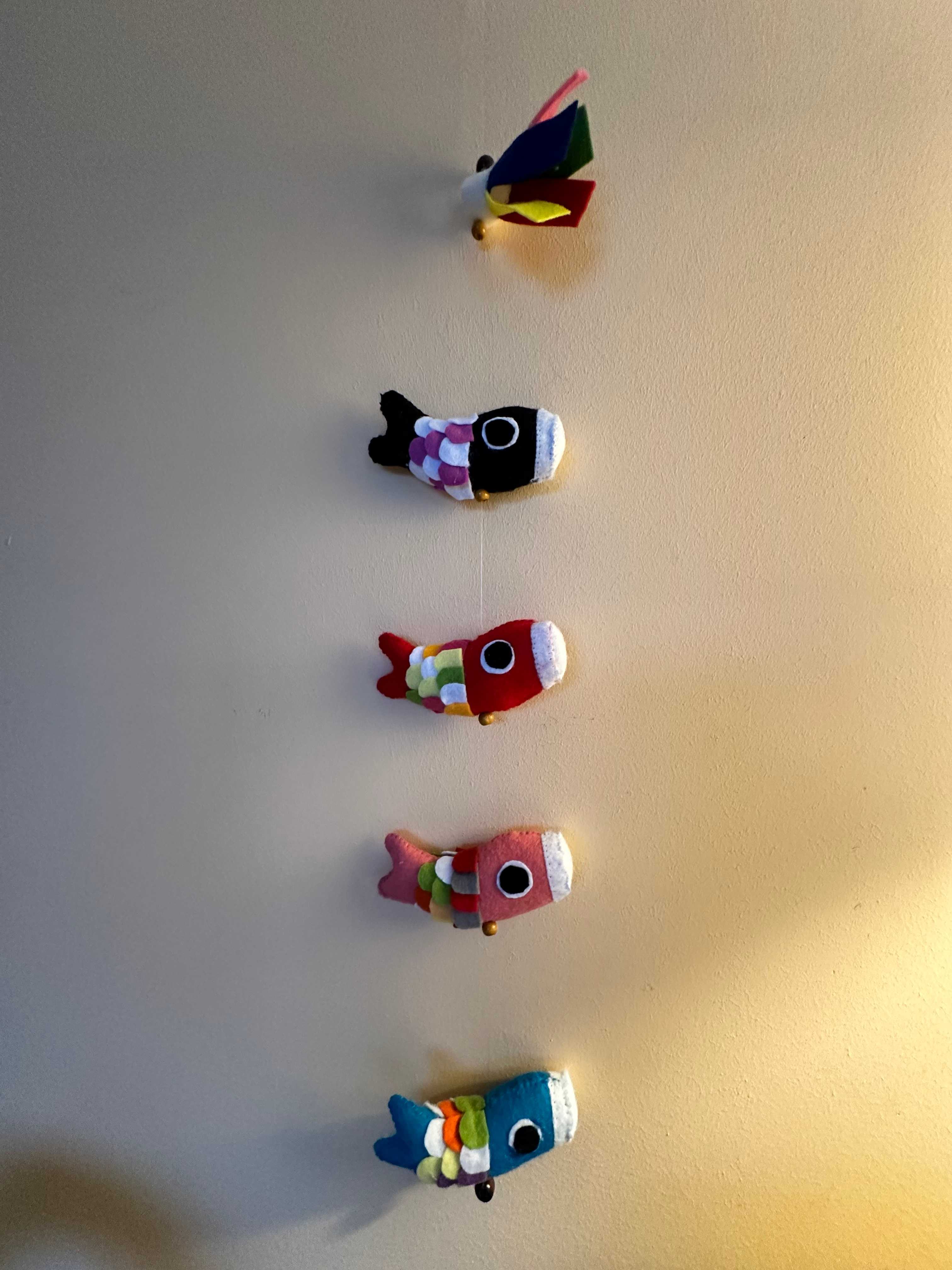 フェルトで手づくりこいのぼり飾り?LEE