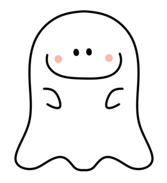 ハロウィンおばけのイラストかわいいフリーアイコン・イラストの無料素材サイトフリーペンシル