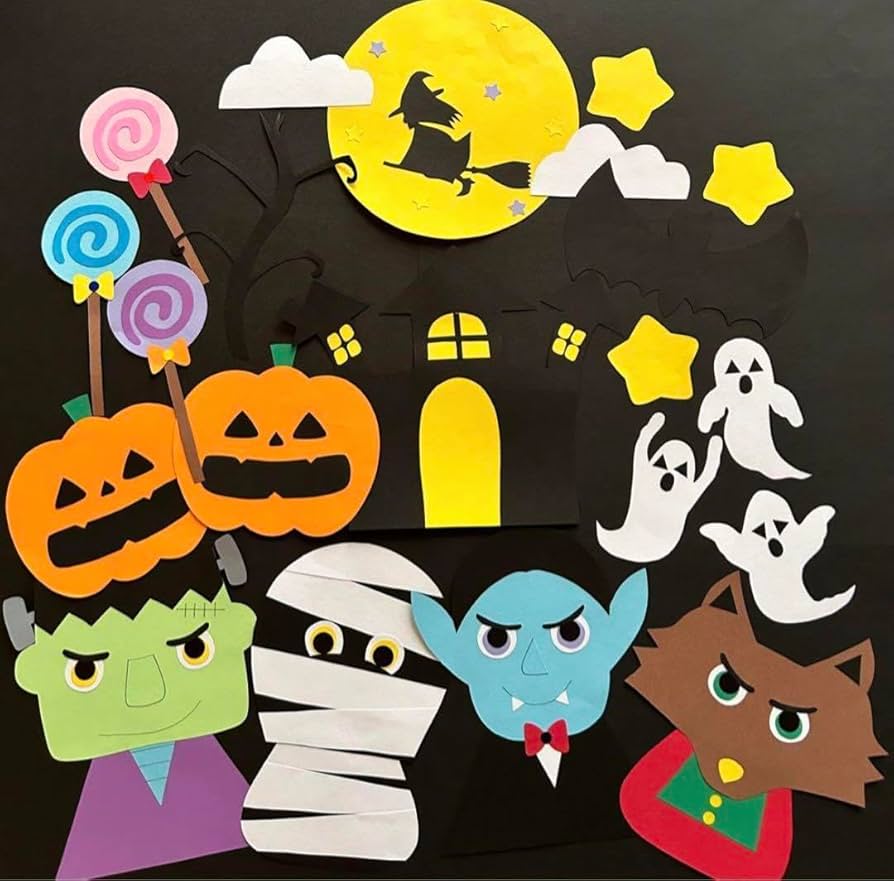 折り紙で作る部屋飾り♪ハロウィンカラーでおうちハロウィンを楽しむ！ちょちょいの工作部屋