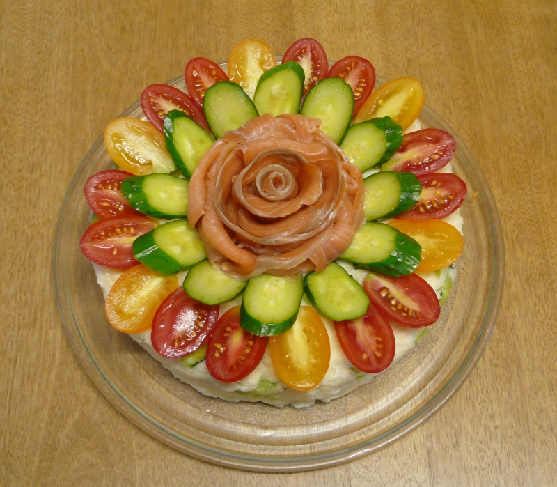 誕生日パーティーを華やかに！簡単ブーケサラダレシピ✨