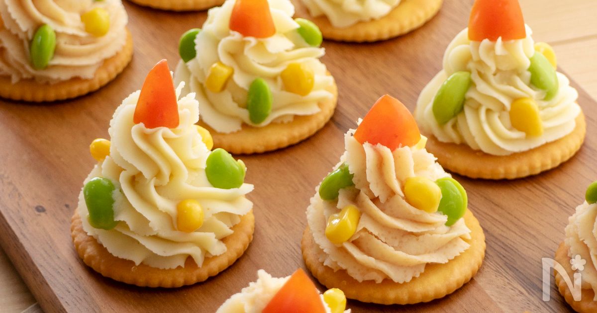 クリスマスに♪ポテトサラダのツリー内堀醸造株式会社