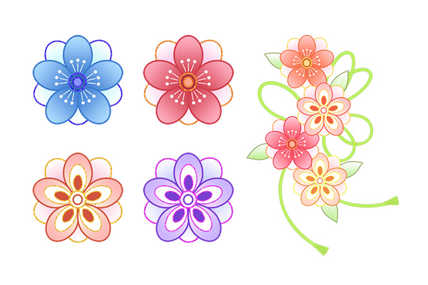 筆絵の梅の花と迎春無料イラスト年賀状プリント決定版 2026