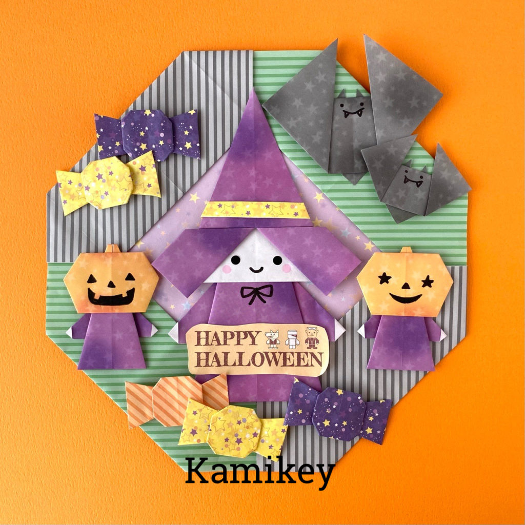 ダリアとカボチャのハロウィンリース☆玄関リース☆造花 秋リース100均造花 大人っぽいハロウィンリースの作り方 ダイソーのパンプキンを使った秋の リース♪ ハロウィンデコ ハロウィーン ハロウィンリースの作り方 Halloween 万圣节 할로윈