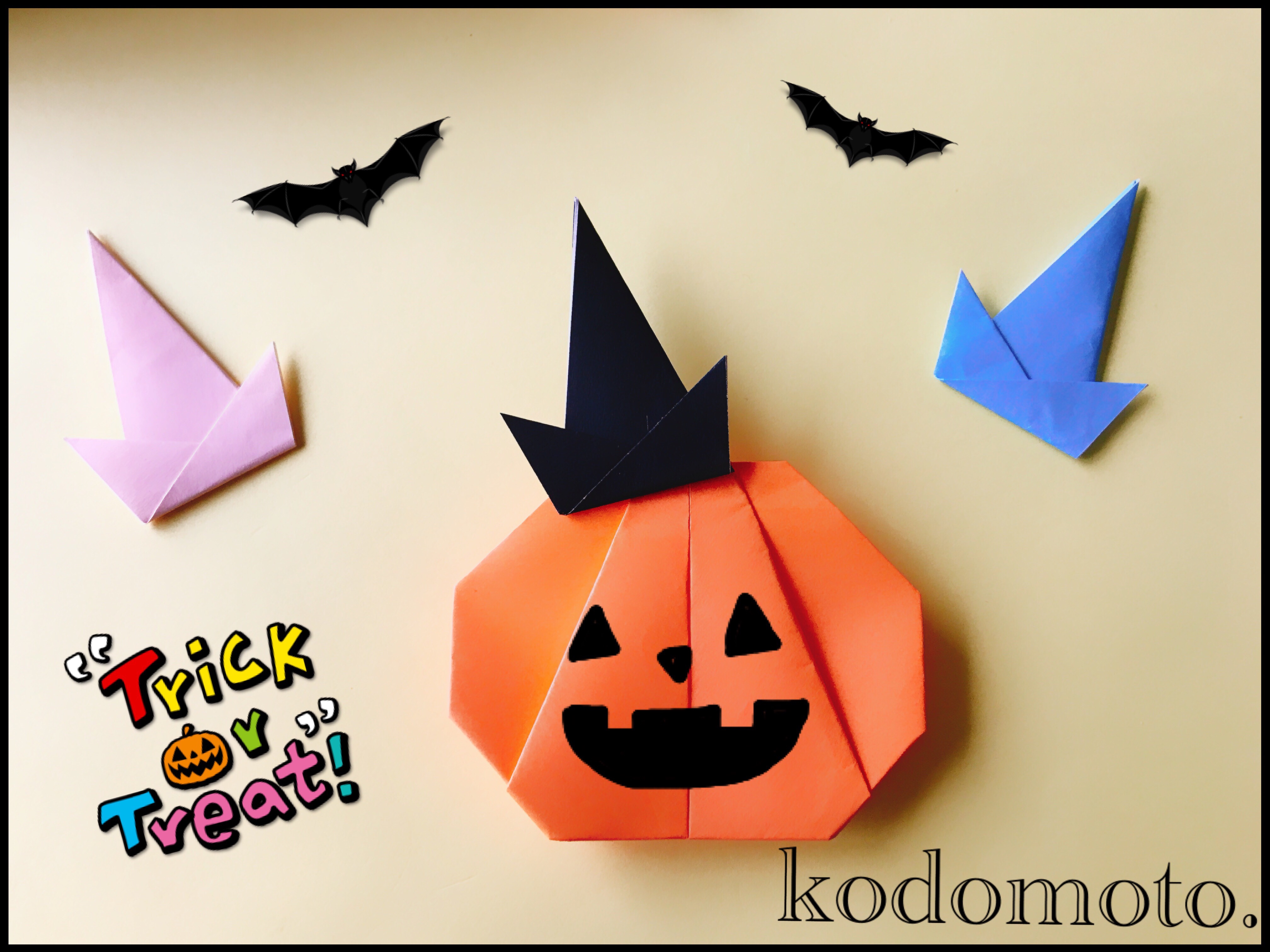 ハロウィン飾りの折り紙70選 総まとめ- おりがみの時間