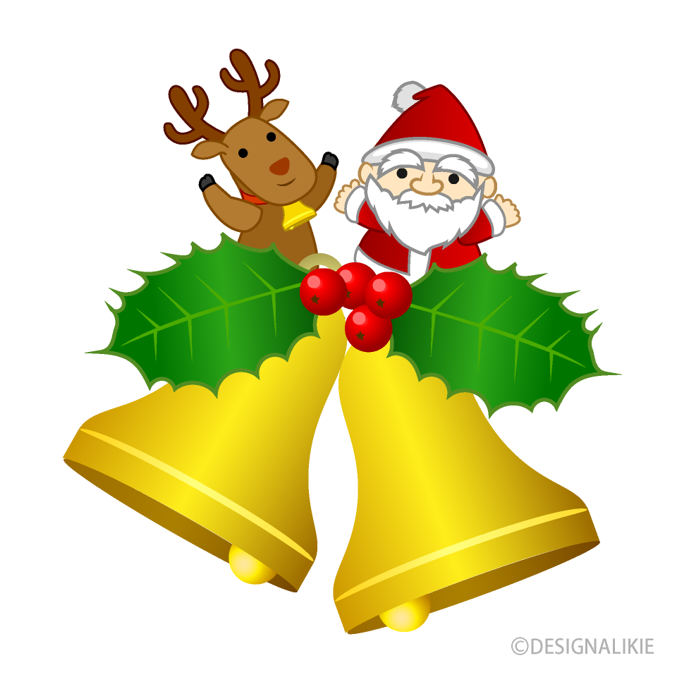 クリスマスベル・ベル・X'masイメージ：イラスト無料