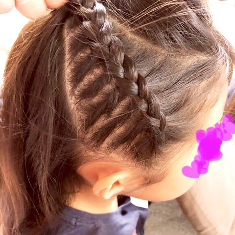 祭り 神輿 髪型 子どもTikTok