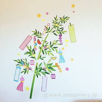 壁面飾り 保育 織姫 彦星 7月 天の川 七夕