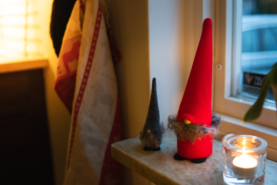 赤ちゃん用手作りクリスマス帽T&H.work