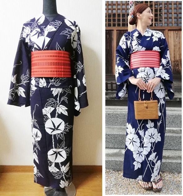 wargo_kimono さんで数年ぶりの浴衣🩵 ヘアカラーに合わせて淡い朝顔の浴衣お気に入り☺︎✴︎ ティースジュエリーもキラキラ〜ん浴衣浴衣ヘアメイクwargo川北花火大会
