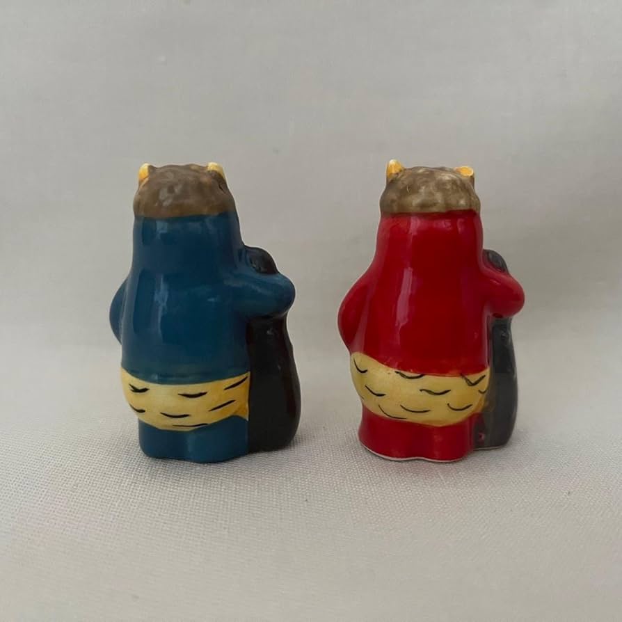 Amazon.co.jp:神話広場猫 ネコ 置物 オブジェ 檀木 木製 縁起物 正月 節分 和風 茶色 黒 虹色 3色 3個 セット :おもちゃ