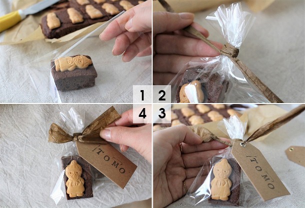 楽天市場ネコポスOK 白い小箱 4 のバレンタイン ホワイト角 ラッピングセット 10セット入 ＼ ＼ 2025年リニューアル: モノココロ