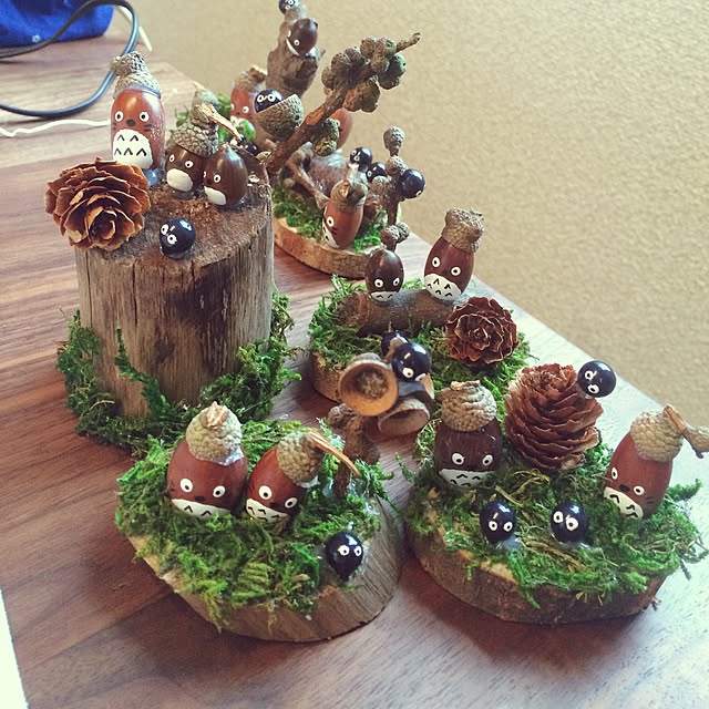 リース 手作り どんぐりトトロのおすすめ商品とおしゃれな実例RoomClip ルームクリップ