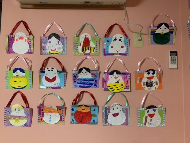 まんまる鬼の豆入れ製作節分工作アイディア