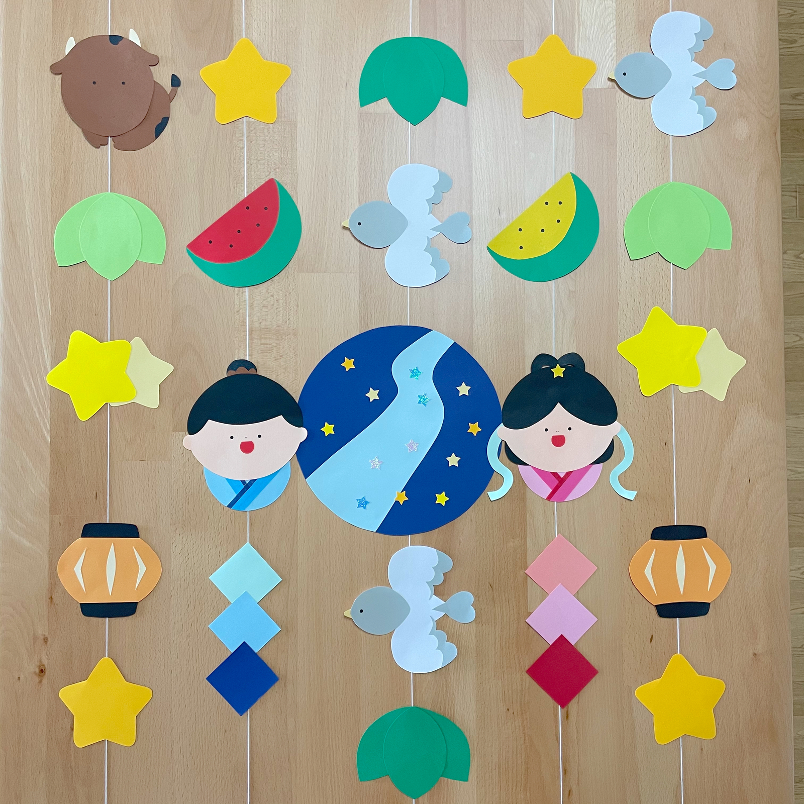 壁面 壁面飾り 笹飾り 七夕飾り 七夕 などのインテリア実例 - 2020-07-05 16:55:55RoomClip ルームクリップ