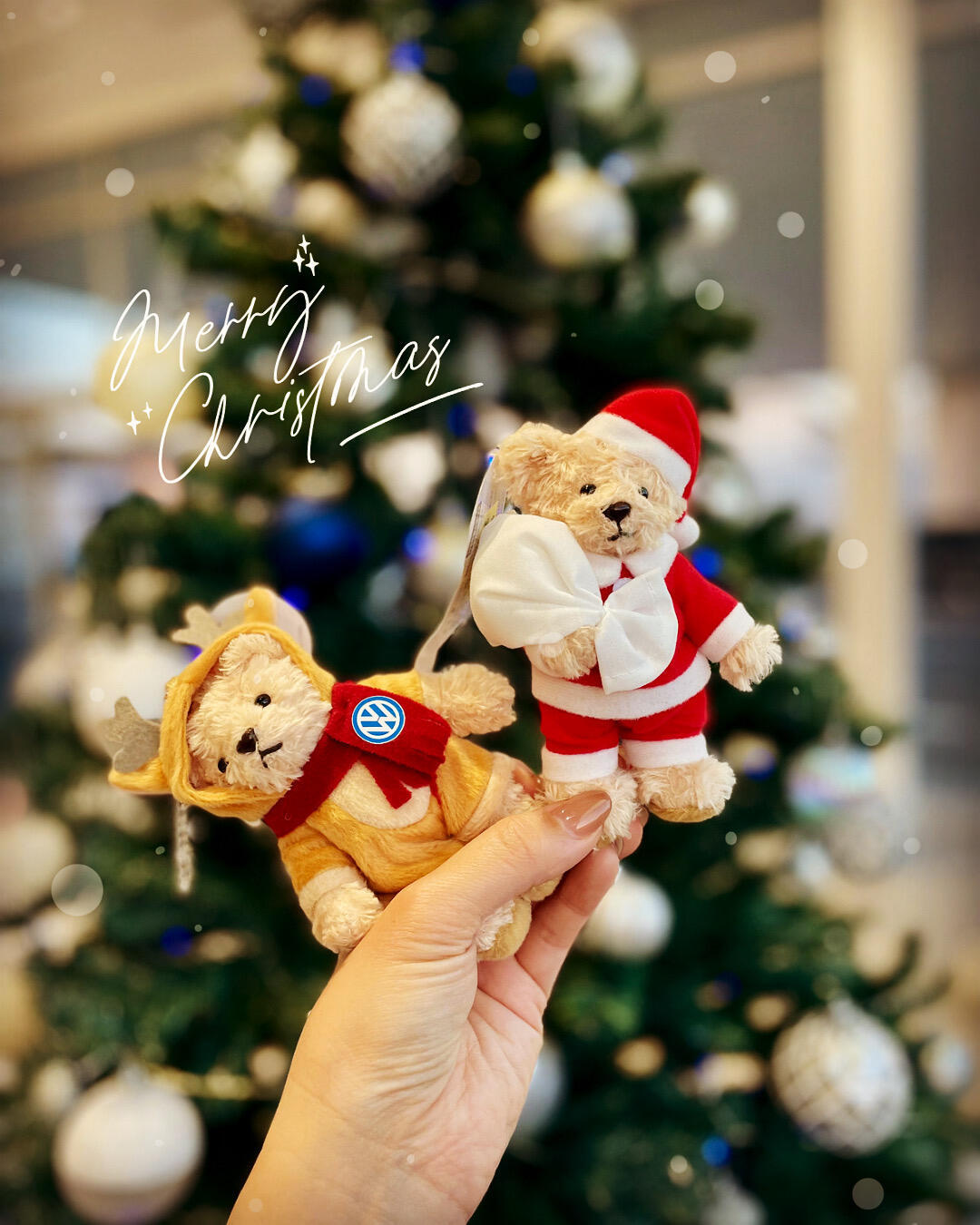 ディズニーリルリンリンぬいぐるみチャームキーホルダークリスマス3点フリマアプリ ラクマ