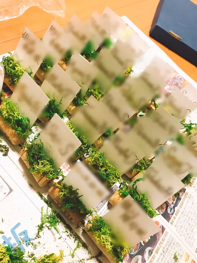 キラキラ 「ナイトブルー ミランダあい 」席札手作りセット 10名様分結婚式 : ファルベ結婚式アイテムとお祝いギフト専門店 - 通販 -Yahoo!ショッピング