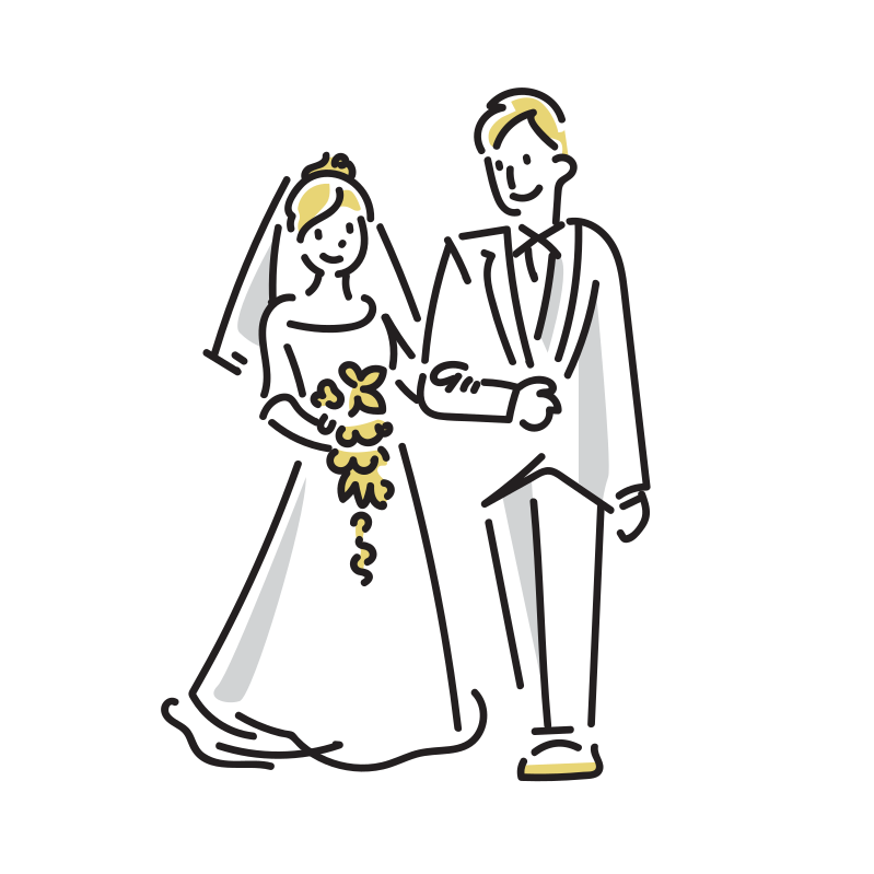 結婚式・ウェディングのかわいい無料イラスト＆カード素材Web素材All About