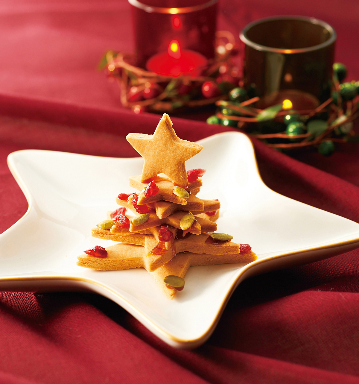 ロッテお菓子のクリスマスツリ