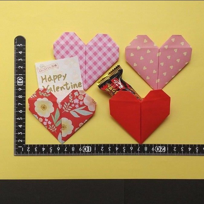 折り紙リース送料無料バレンタイン ① 冬 2月 壁面飾り リース naacraft 通販 17140128Creema クリーマ