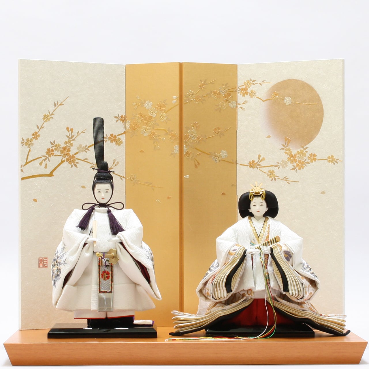 楽天市場 雛人形 きれい 親王飾り モダン ひな人形 おひなさま 親王飾り お雛様 ひな祭り おすすめ インテリア おしゃれ モダン 間口60cmお雛様 特典付き 結芽ゆめ 送料無料 063325 : 人形のあいはる楽天市場店
