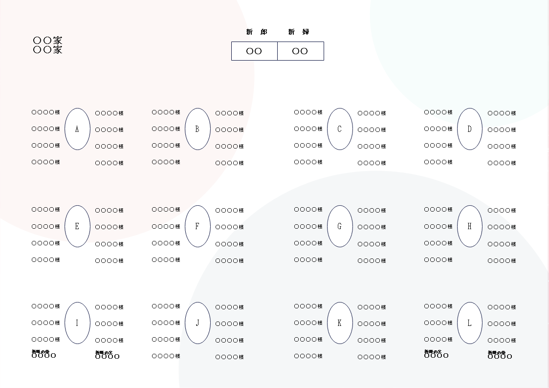段取りよく席次表の配置を決めるマル秘テクニックアンシェウェディング