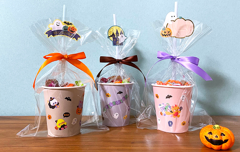 お菓子ラッピング 市販ハロウィンTikTok