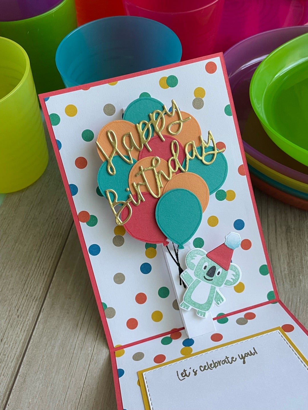 AmazonHAPPY GIFTERS バルーン ポップアップバースデーカード – 3Dバースデーカード – ポップアップバースデーカード –ポップアップカード 誕生日 – 誕生日ポップアップカード レディース メンズ キッズ – 封筒付きポップアップカードグリーティングカード