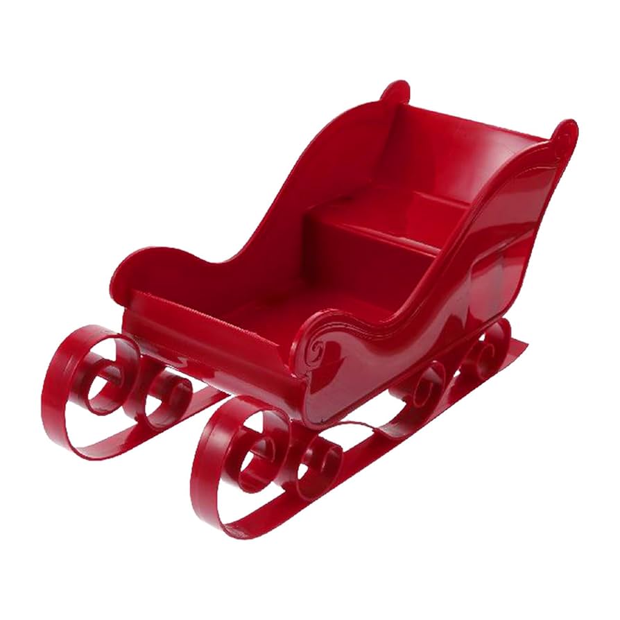 フランス クリスマスポストカード ソリ クリスマスツリー 幼子 Joyeux Noel S