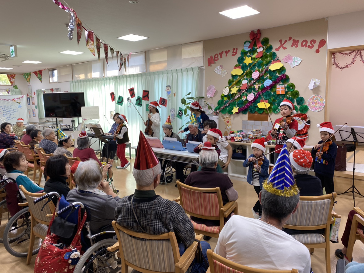 クリスマス会🎅 以上児 ３～5歳児柳島ののはな保育園