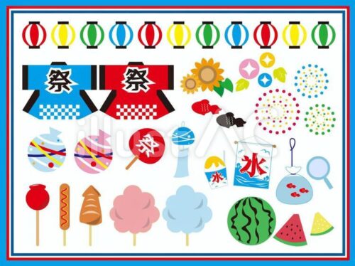 おうち縁日の飾りに使えるPOPのフリー素材特集フリー素材図鑑