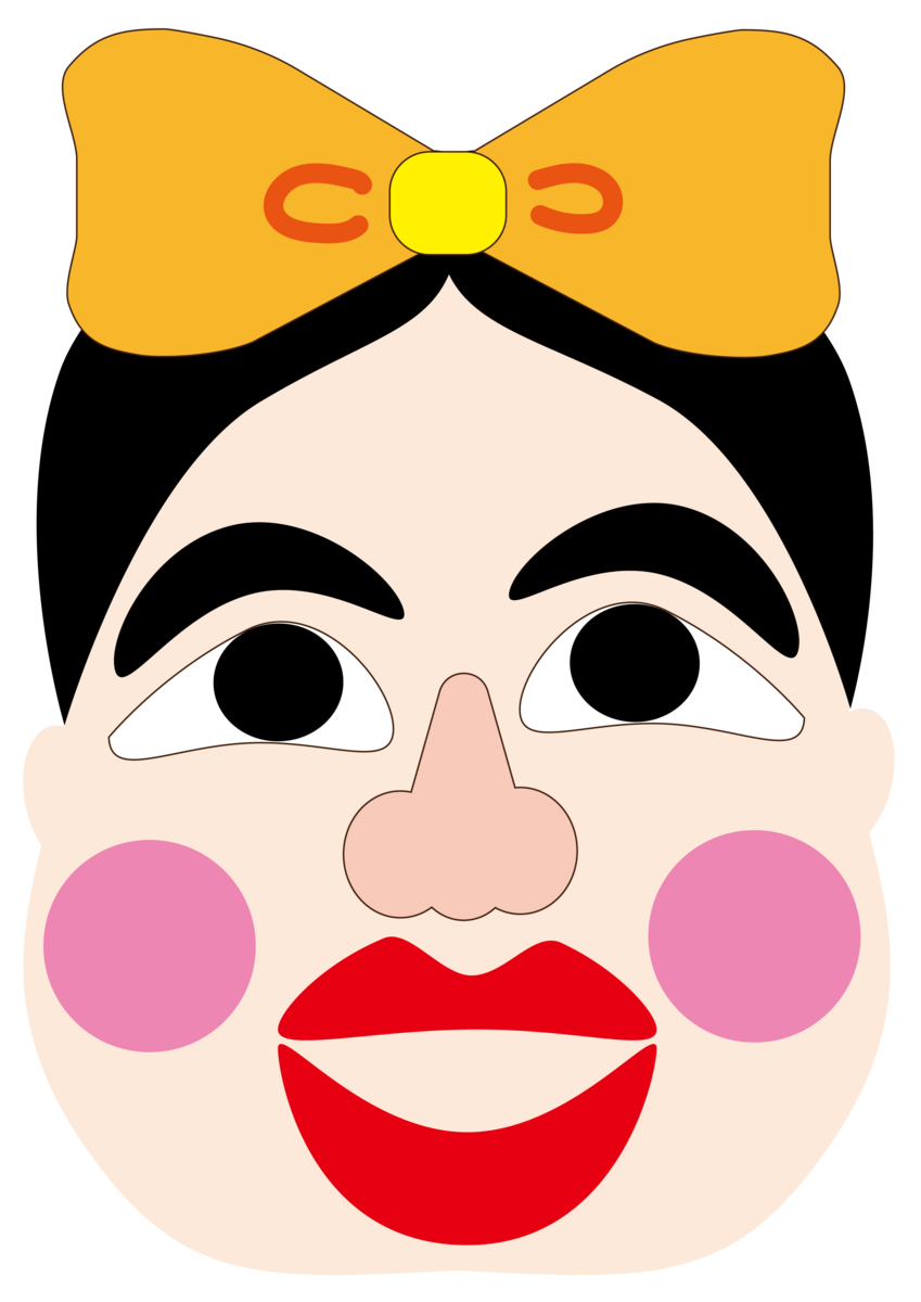 福笑いの遊び方〜笑って楽しい正月あそび〜保育と遊びのプラットフォーム ほいくる