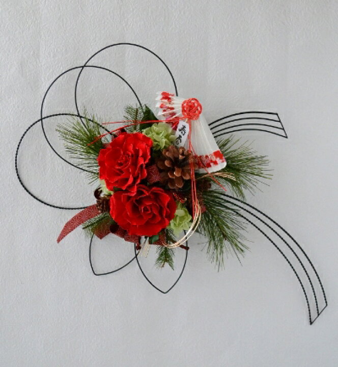 100均セリア ミニお正月飾りの作り方 かわいい造花を使って簡単手作り