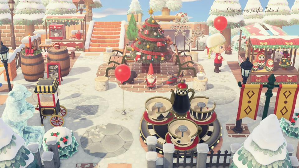 あつ森 クリスマスのレイアウト！SNSで人気のデザイン一覧