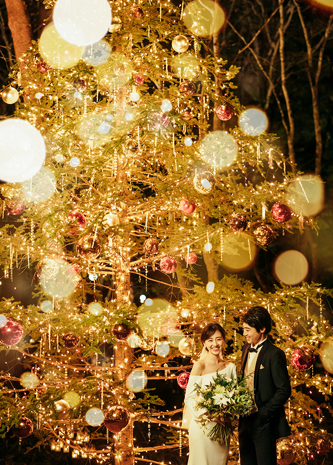 クリスマスウェディングのデコレーションアイデア！ガーランドフェア 横浜＆ハワイでオリジナルウェディング・結婚式・パーティプロデュース